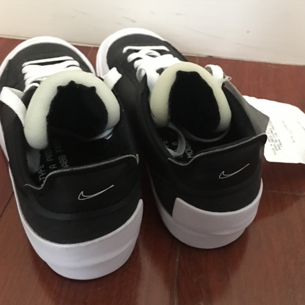 NWT Nike Drop Type LX Unfinished Black White N354 New Mens Shoe - Picture 8 of 9